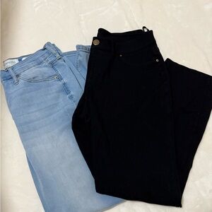 Stylish Black and Light Blue Women's Jeans